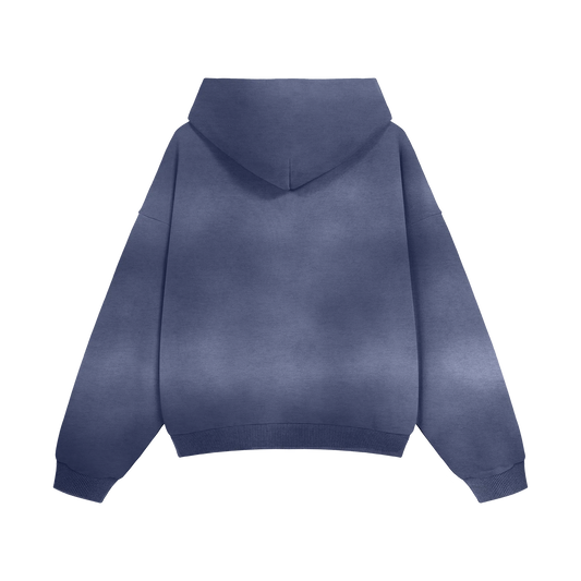 Blue Washed Motion Hoodie