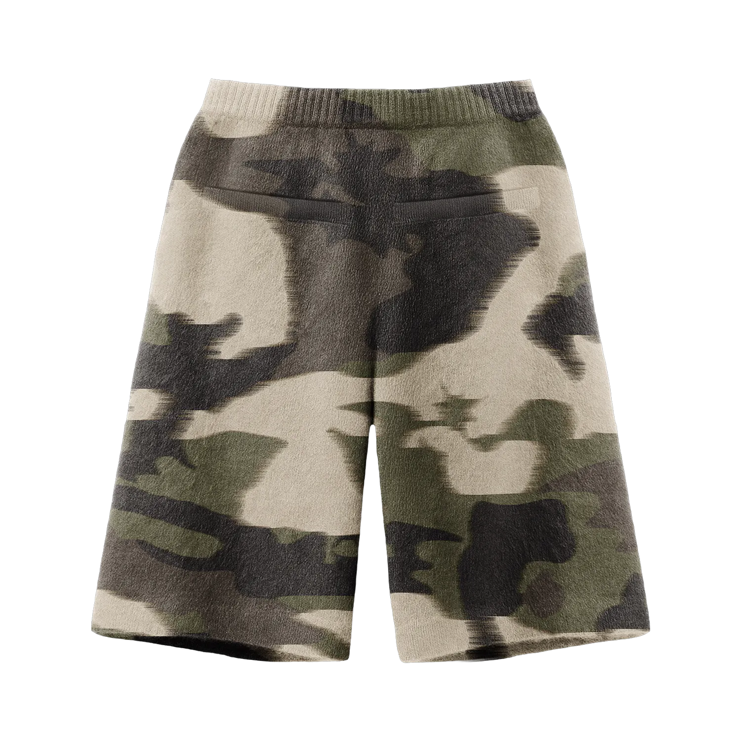 Mohair Military Camo Shorts