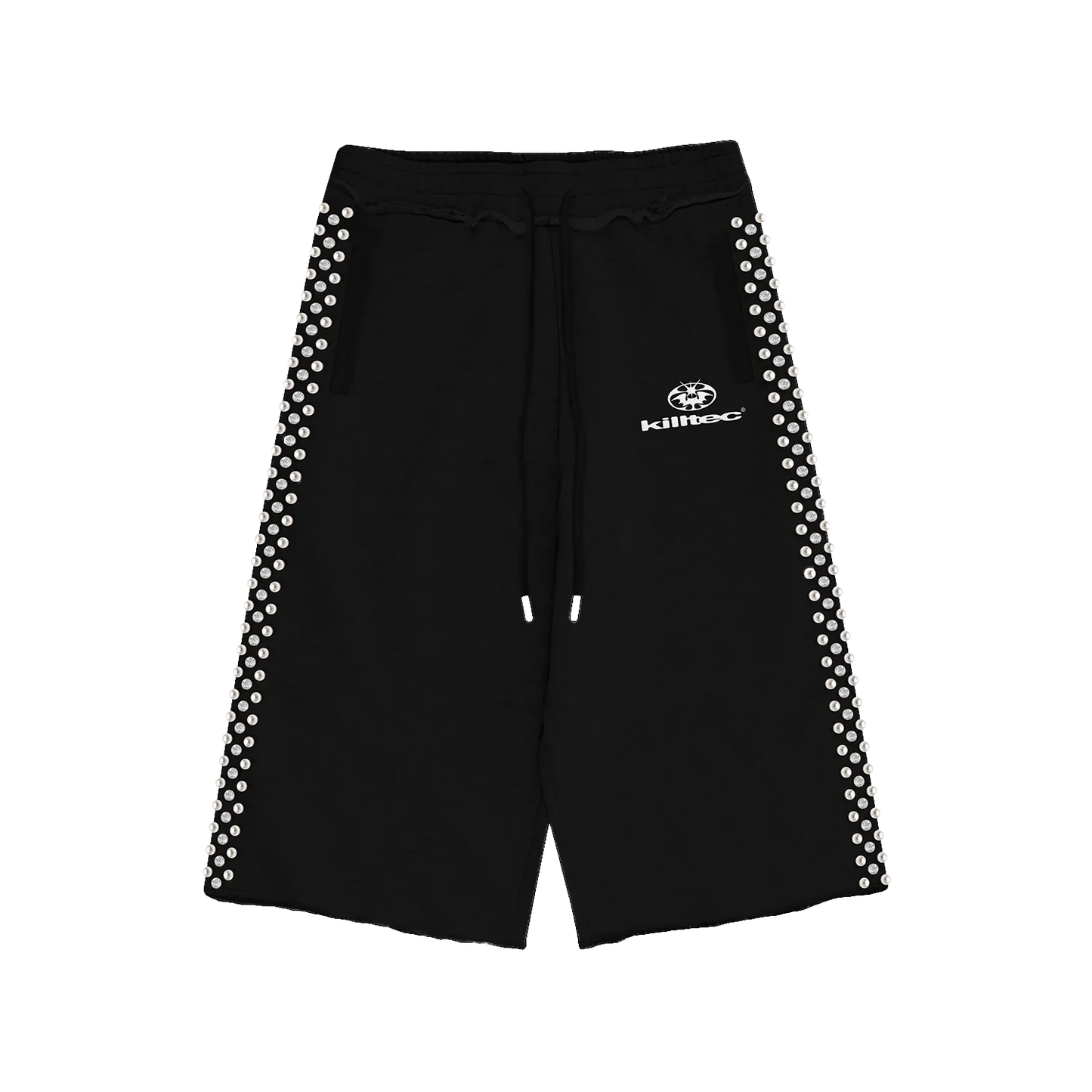 Baggy Pearl Black Shorts