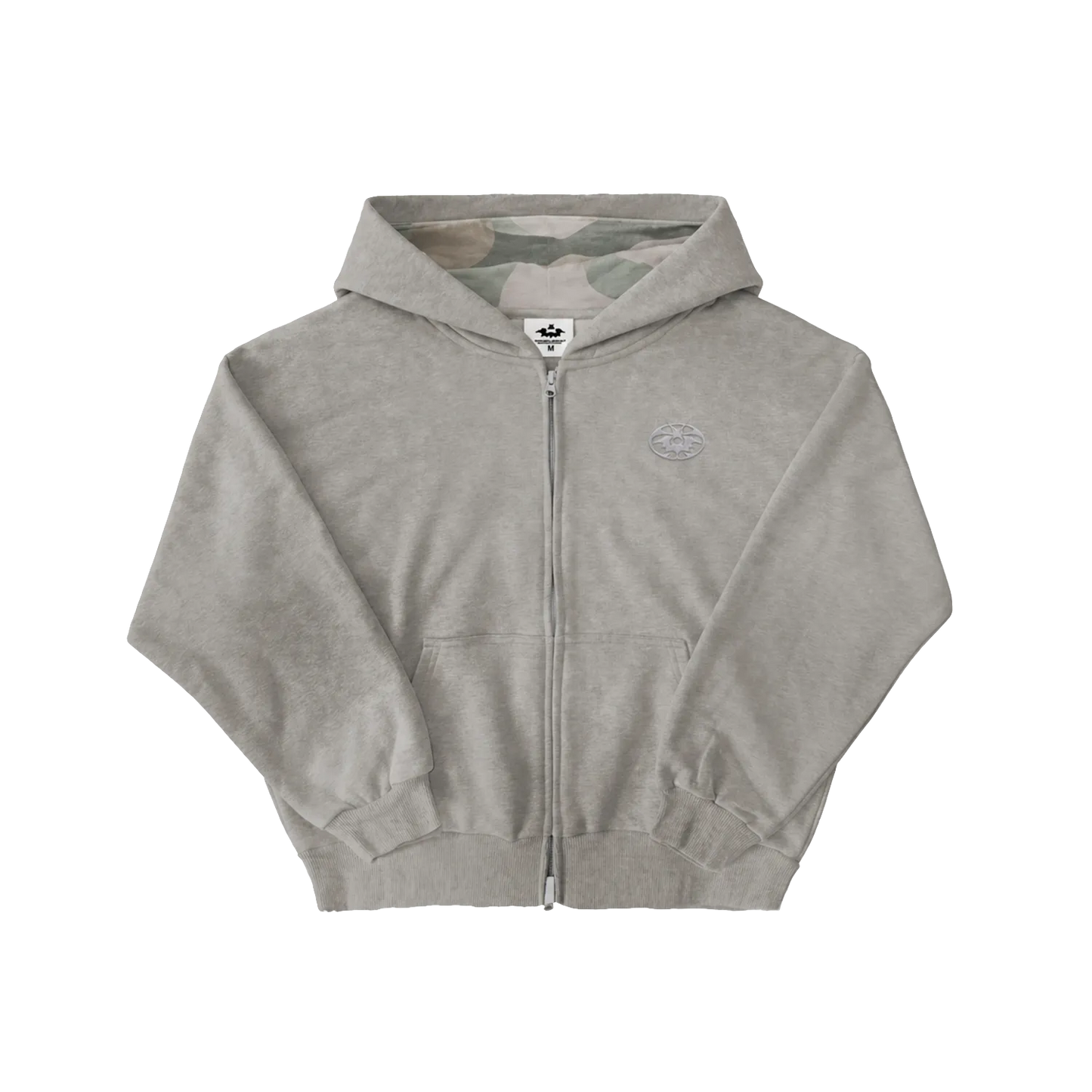 Reversible Lightwash Camo Zipup