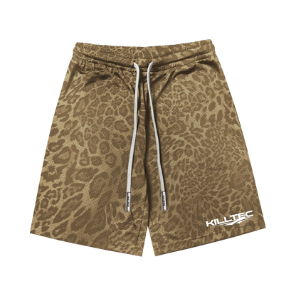 Leopard Mesh Shorts