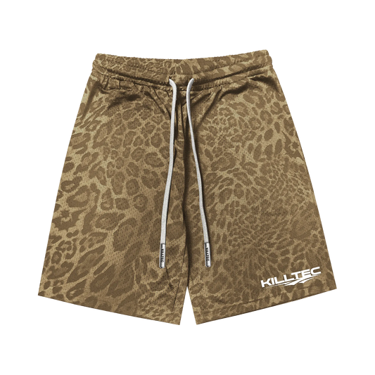 Leopard Mesh Shorts