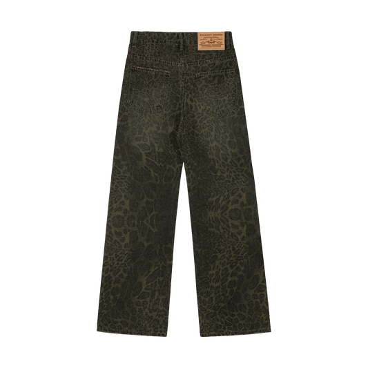 Mocha Leopard Jeans