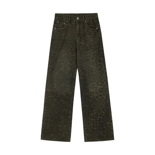 Mocha Leopard Jeans