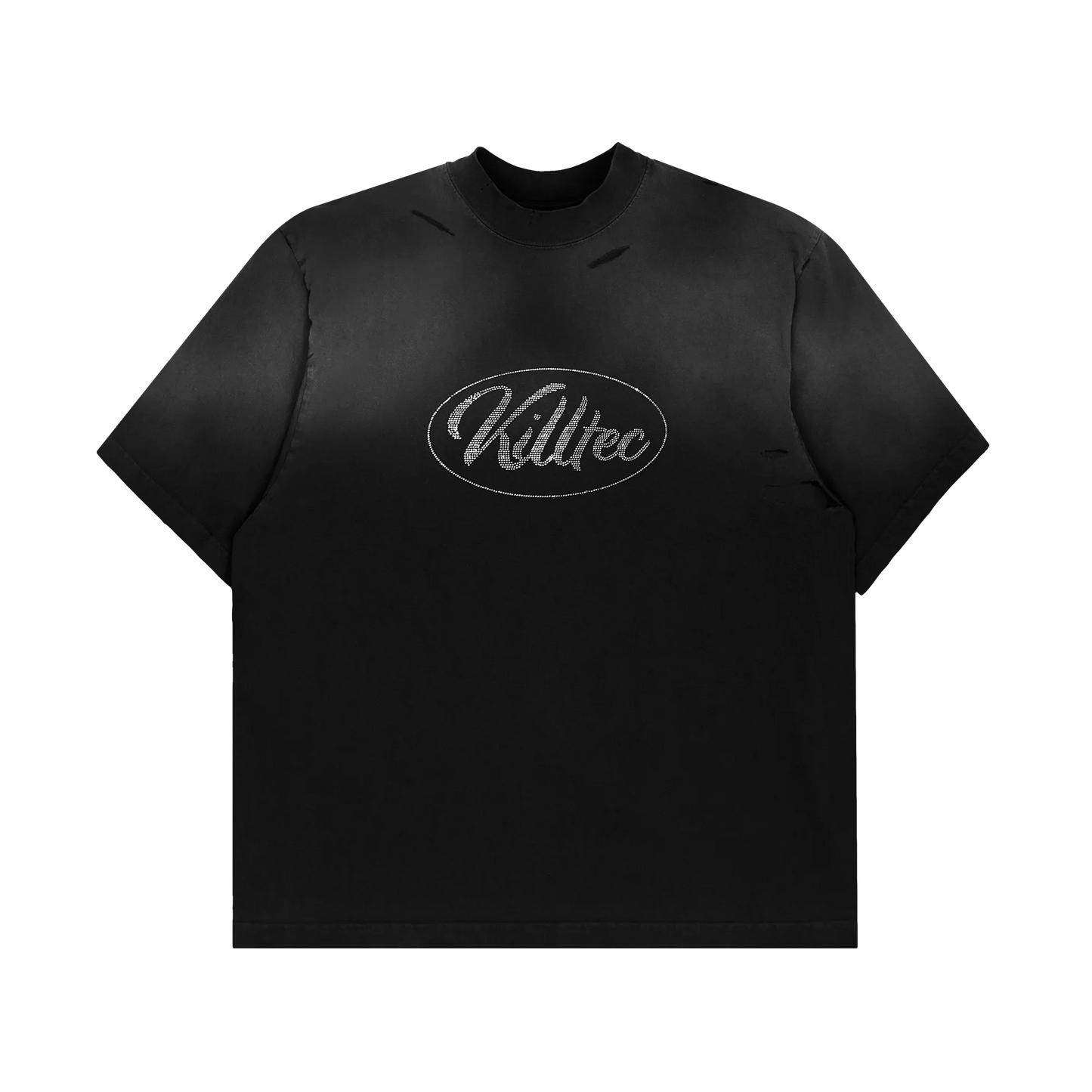 Black Rhinestone Tee