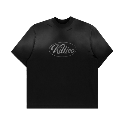 Black Rhinestone Tee