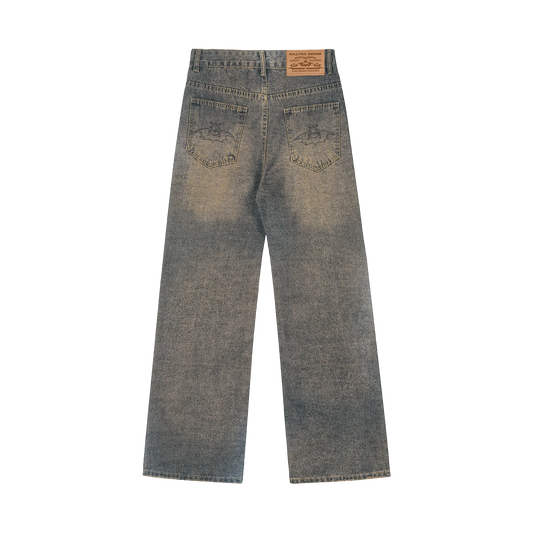 Vintage Blue Washed Jeans
