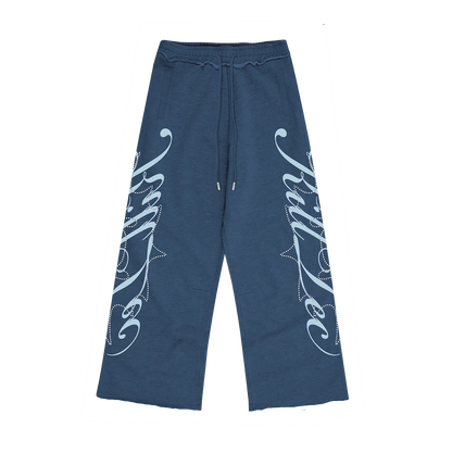 Blue Killtec Cursive Studded Sweats