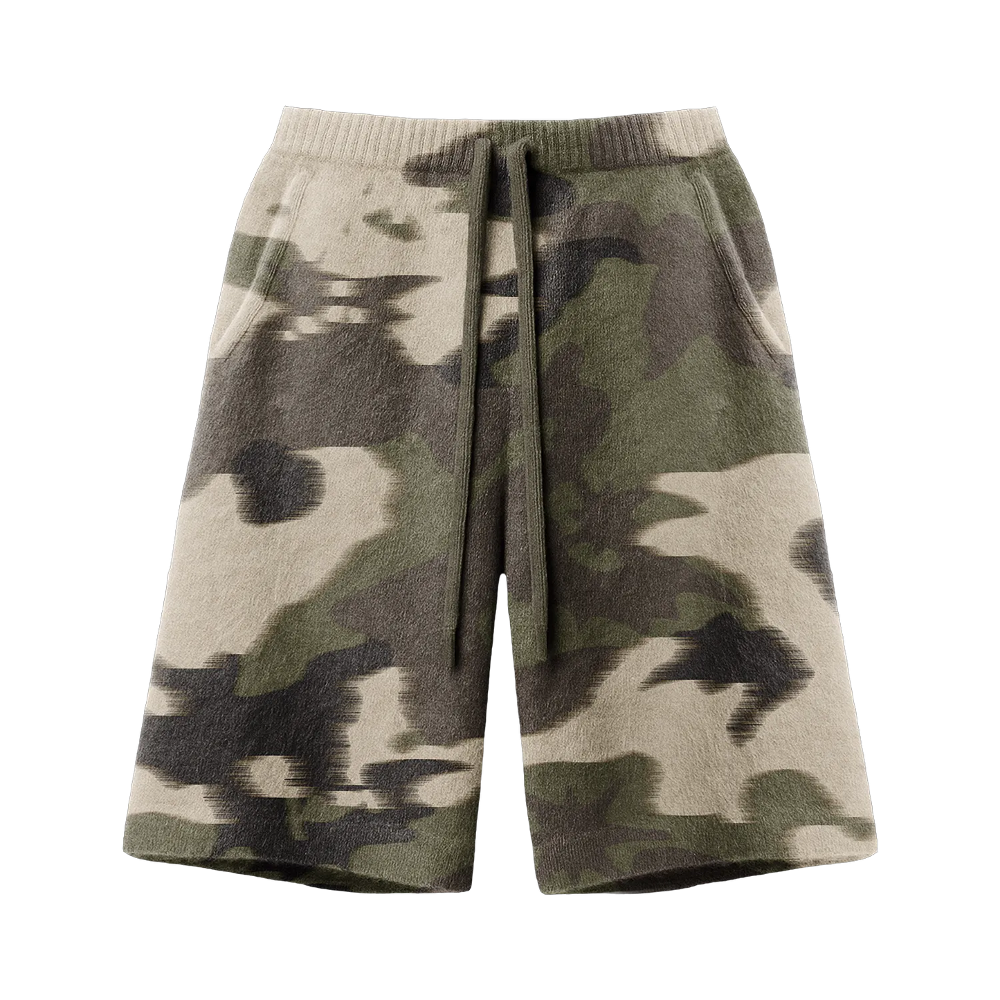 Mohair Military Camo Shorts