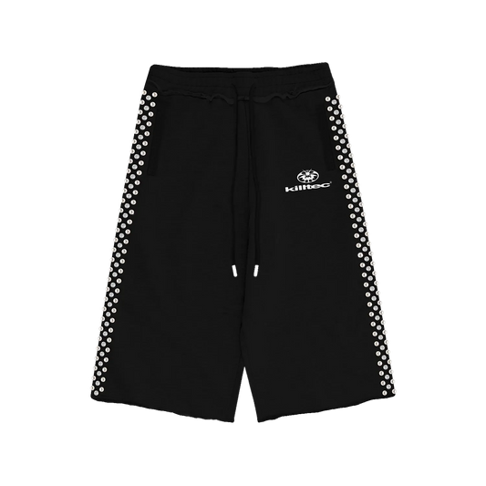 Baggy Pearl Black Shorts