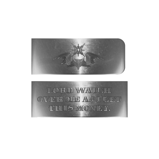 Lord Watch Over Money Clip