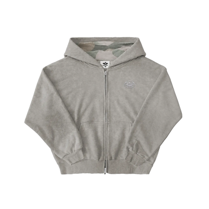 Reversible Lightwash Camo Zipup
